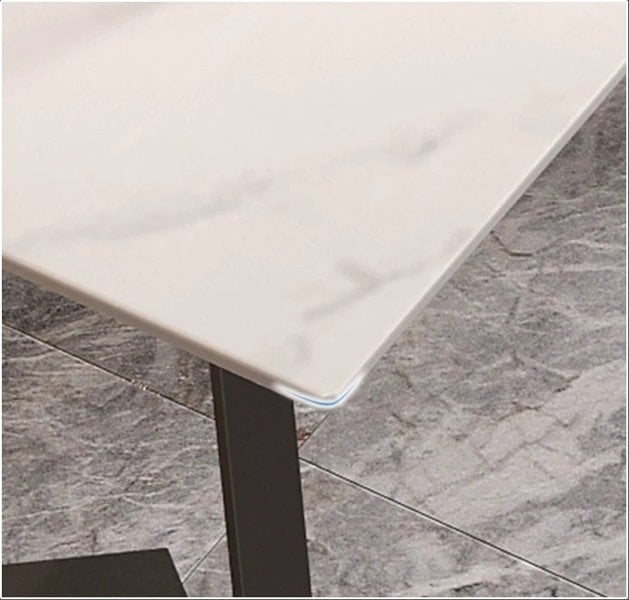 Sierra Office Desk, Sintered Stone with desk lights for office