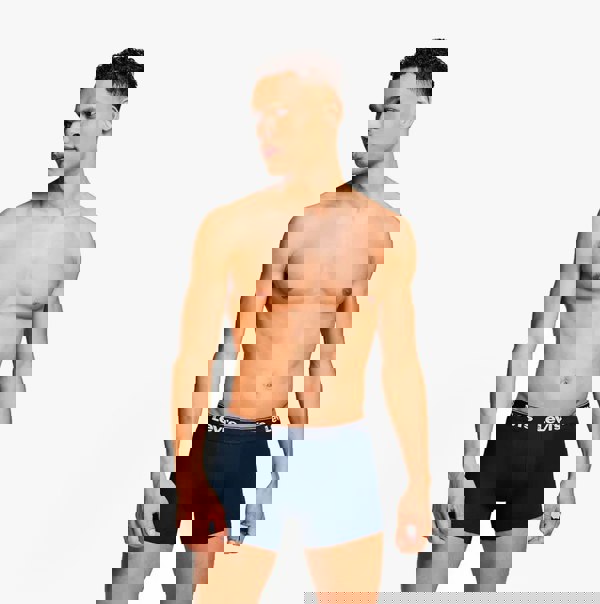 Levi's REPEAT LOGO Mens 3-Pack Trunks Navy Combo