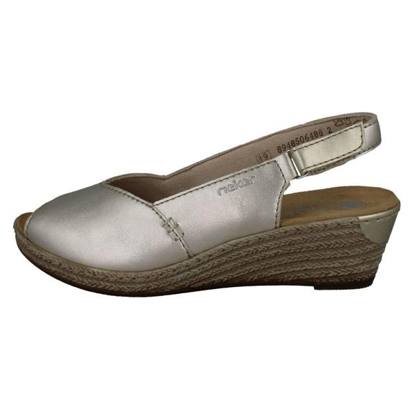 Rieker Ladies Rieker Slingback Wedge Sandals 62462