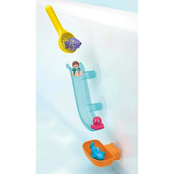 Playmobil JUNIOR AQUA: Water Slide with Sea Animals - 71689 Playset