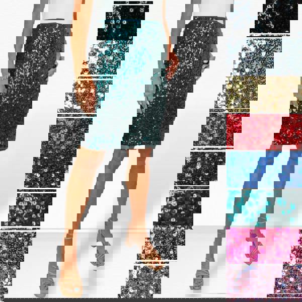 Paulo Due Women's Sequin Mini Skirt