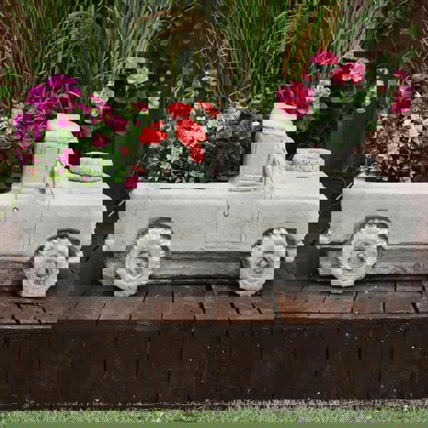 Land Rover Car Garden Planter