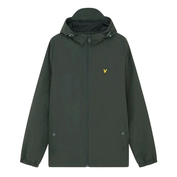 Lyle & Scott Mens Hooded Full Zip Jacket - Gunmetal