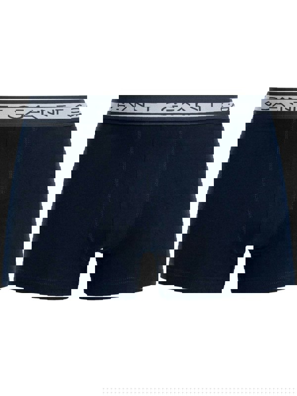 GantTrunks 3 - pack3 - Pack Striped Waistband Boxer Trunks, Navy/White/BurgundyBoxers - and - Briefs.net