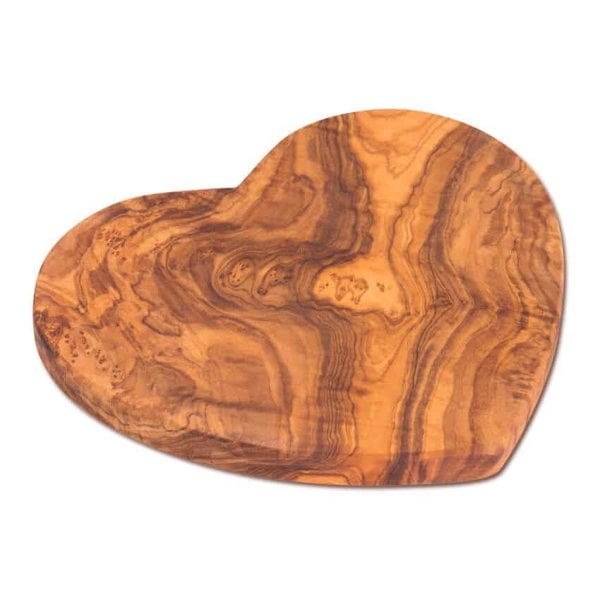 Olive Wood - Handmade Heart Shaped Boards