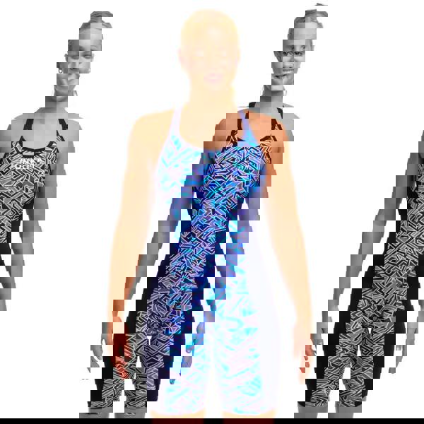 Funkita Blue Bits Fast Training One Piece Legsuit - Blue/Black