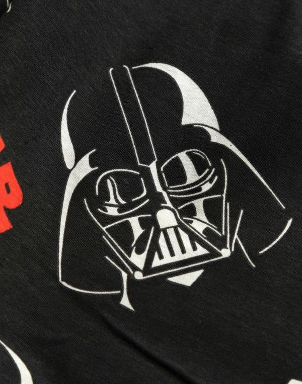 Star Wars Mens Black Darth Vader Short Sleeve Long Leg Pyjama Set