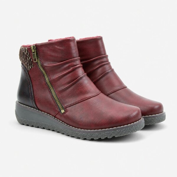 Heavenly Feet PERRY Ankle Boots   in  Red