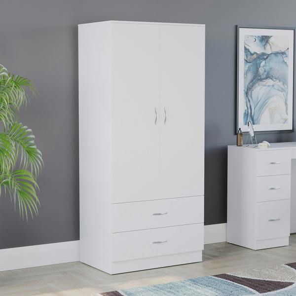 Vida Designs Riano 2 Door 2 Drawer Wardrobe