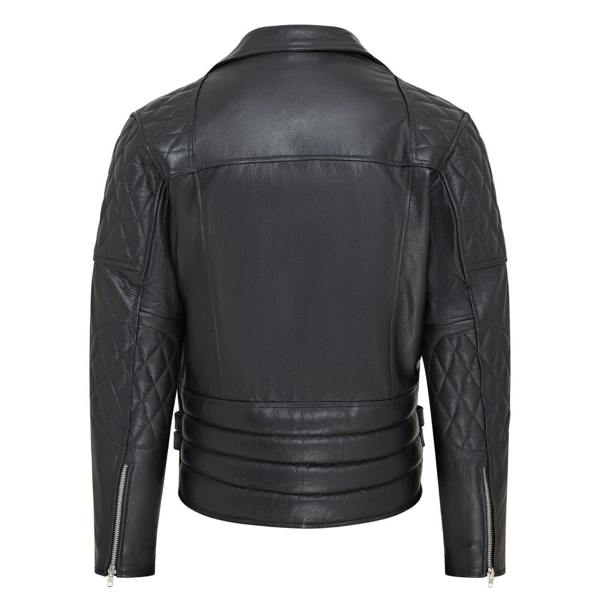 Infinity Leather Mens Cowhide Leather Brando Biker Jacket - Garland