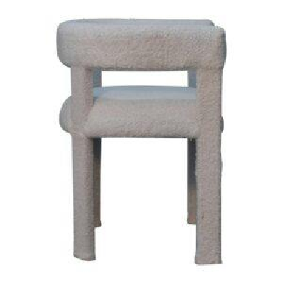Wyld Haus Sarlat White Boucle Cosy Occasional Chair