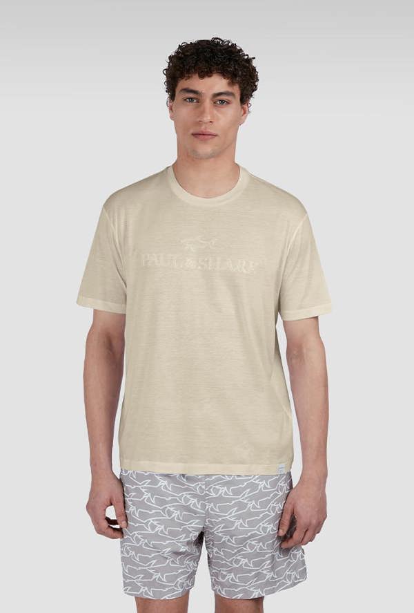 Paul & Shark Men's Embroidered Logo Riviera X-Soft Cotton T-Shirt