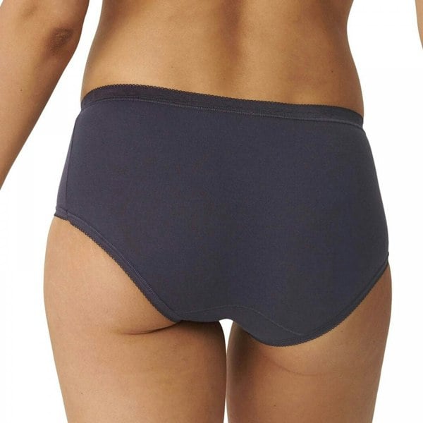 Sloggi Basic 3 Pack Midi Brief, Grey / Ink Grey / Sky