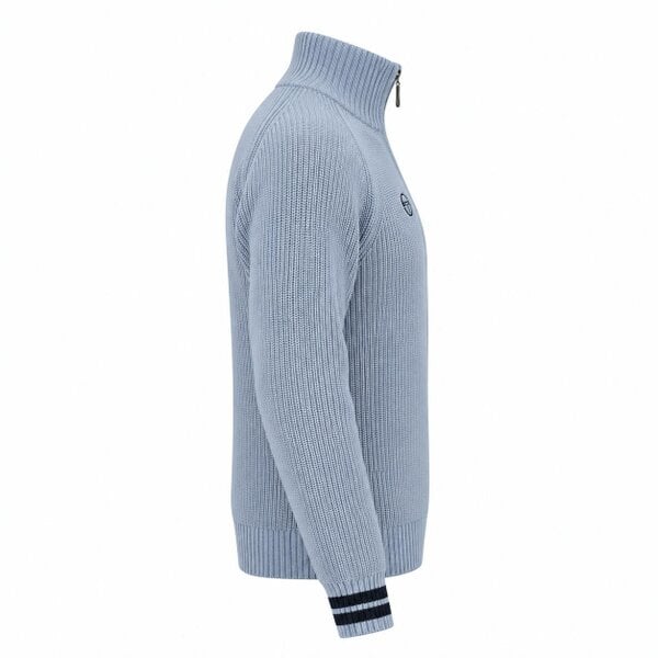 Sergio Tacchini Toledo 1/4 Zip Knitted Jumper Country Blue/Maritime Blue