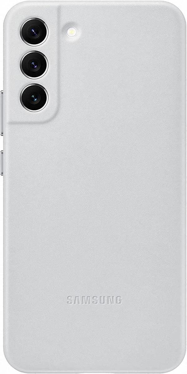 Samsung Galaxy S22 Plus Leather Cover Grey - EF-VS906LJEGWW