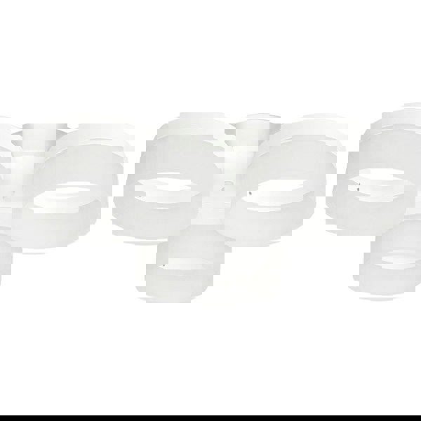 Milagro Ring 46CM LED Designer Pendant Lamp A Stunning Centrepiece Formed From 3 Hypnotic White Hoops 36W(150W) LED Hoop