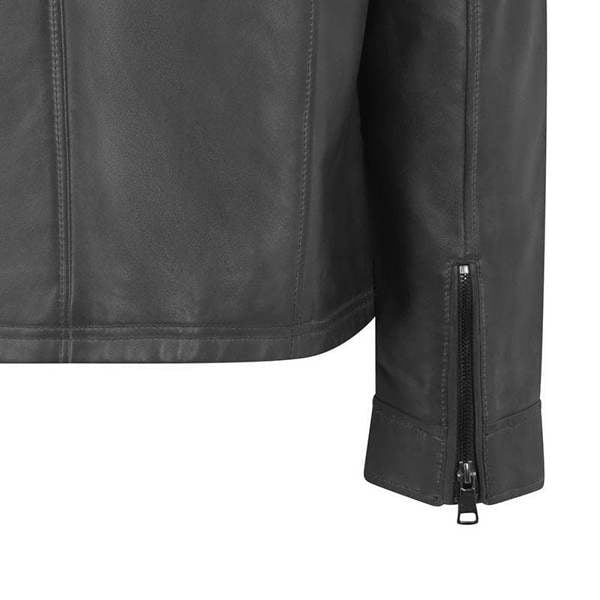 PRIMEHIDE Men’s Black Leather Biker Jacket – Thomas