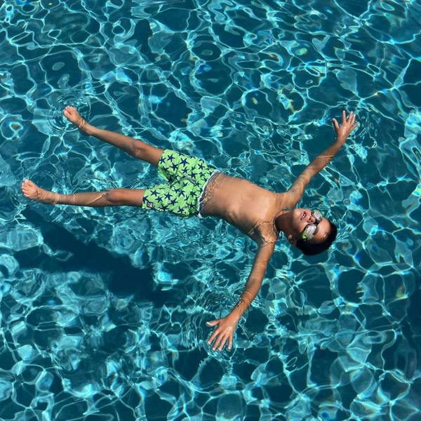 Tom & Teddy Fresh Green & Blue Starfish
