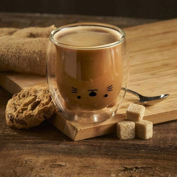 Cute Animal Double-Walled Glass - MYLEE London