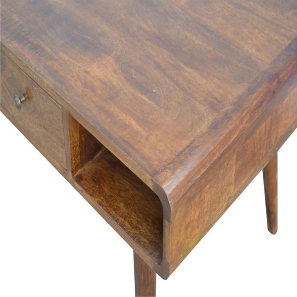 Artisan Furniture Curved Chestnut Coffee Table