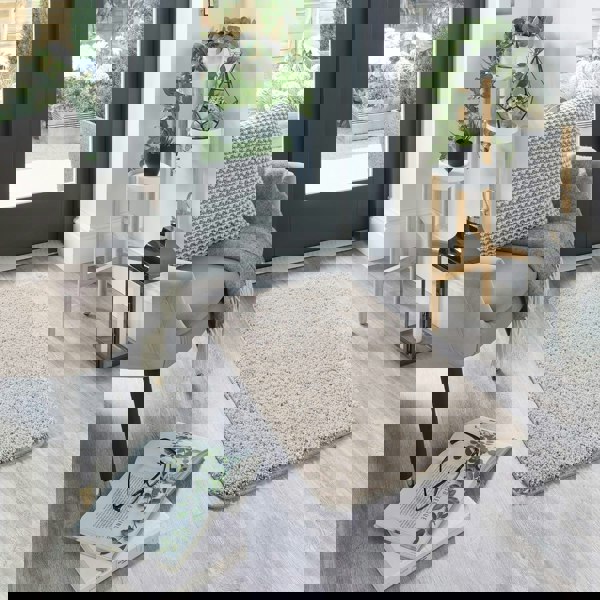 The Rugs Quality Tufted Washable Rug - Stylish Plain Design