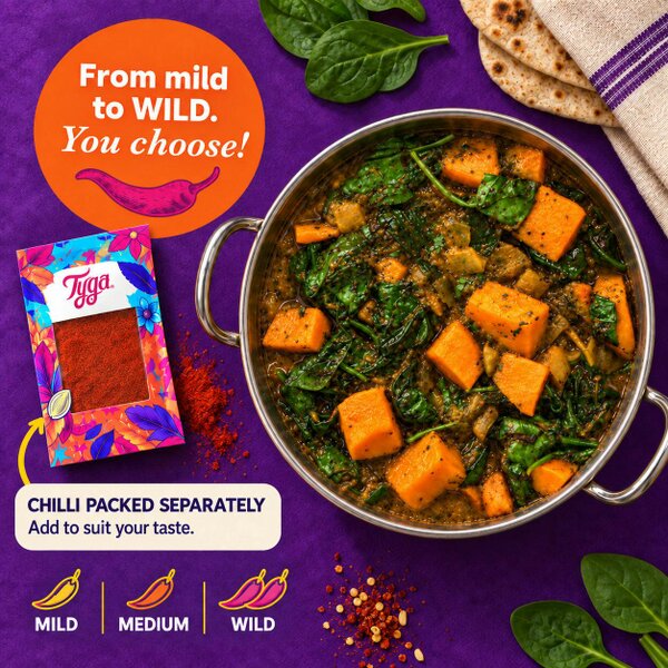 Tyga Foods Sweet Potato Saag
