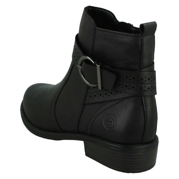 Remonte Ladies Remonte Zip Up Ankle Boots D0F81-00