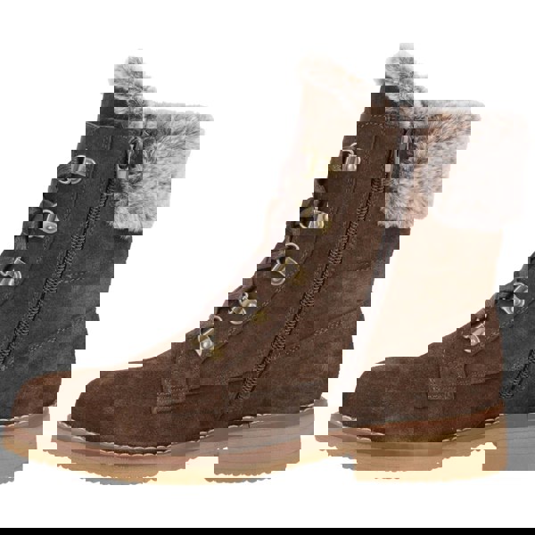 Hush Puppies Florence Mid Women's Boots in Chocolate