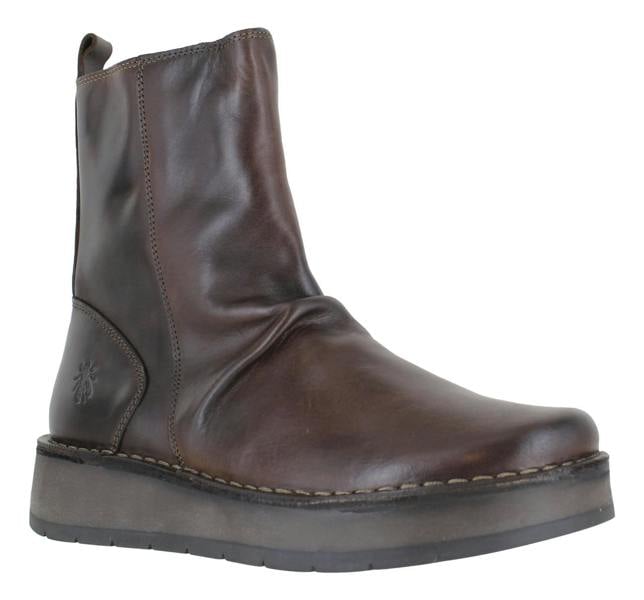 Fly London RENO Womens Side Zip Chelsea Dealer Mid Ankle Boots