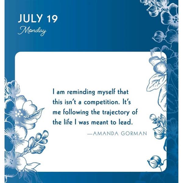 Sourcebooks Great Quotes From Great Women Desk Calendar 2027, Desk Calendars, Day To View, History & Literature, Gift