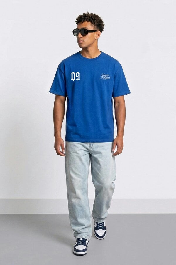 London Attitude Originals 09 Oversized Heavyweight Printed T-Shirt