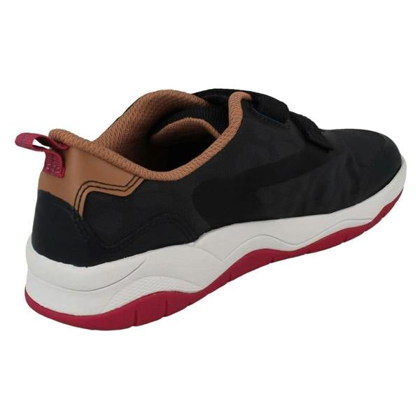 Clarks Childrens PLAY PRINTS By Clarks Big Cat Detailed Trainers Clowder Race