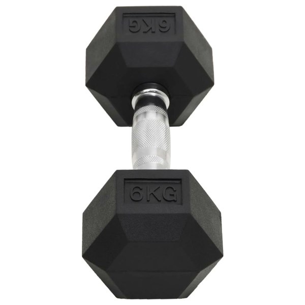 Berkfield Dumbbells 2 pcs 12 kg Cast Iron