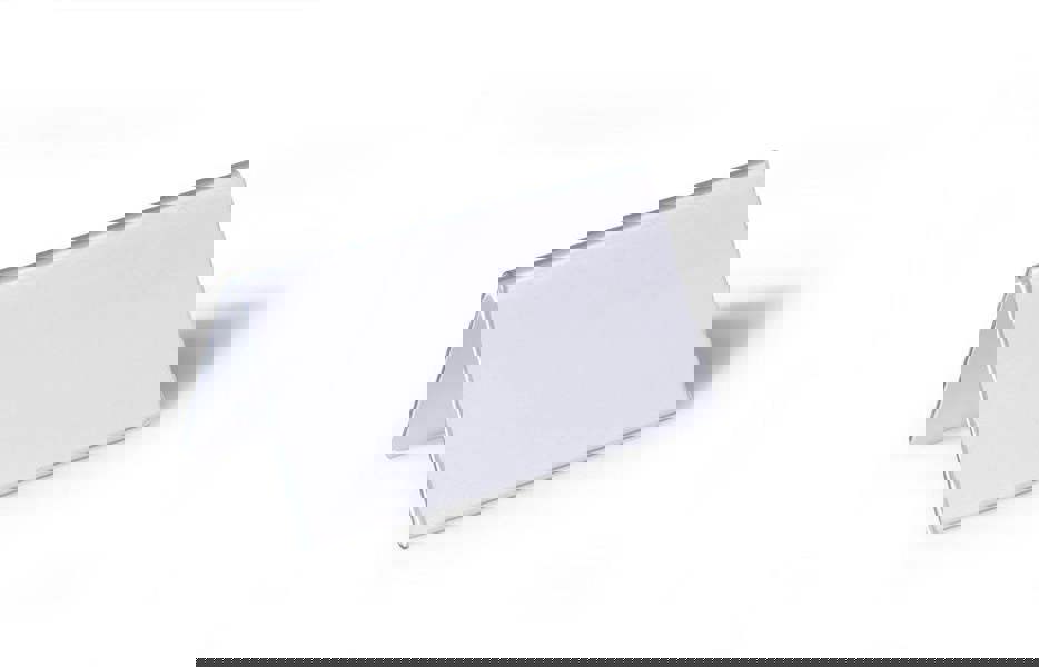 Durable Clear Plastic Table Place Name Holders and Inserts | 25 Pack | 52x100mm