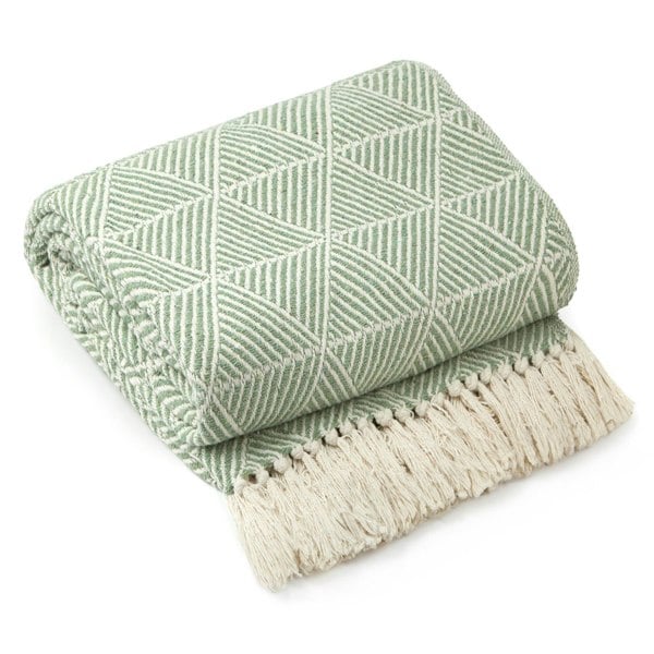 Emma Barclay Zahra Pistachio Blanket/Throw