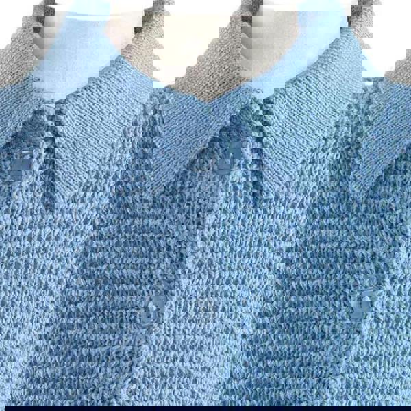 Rachel Riley Blue Moss Stitch Cardigan