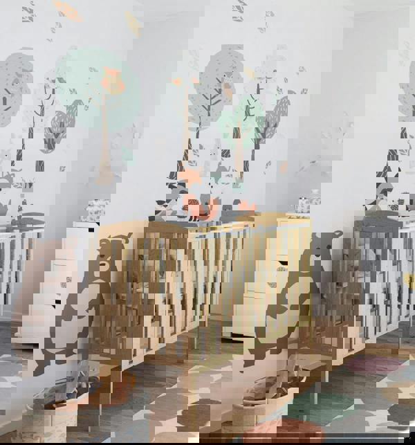 Viculii Waffi Space Saver Cot Natural