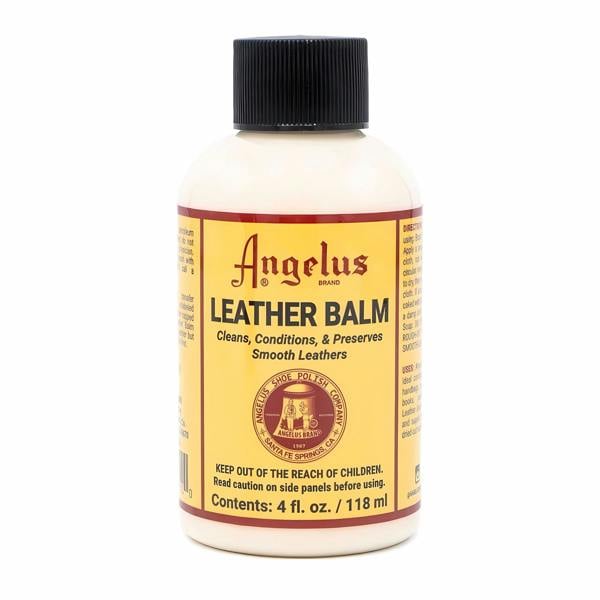 Angelus Leather Balm - Natural Oil & Wax for Smooth Leather 4oz