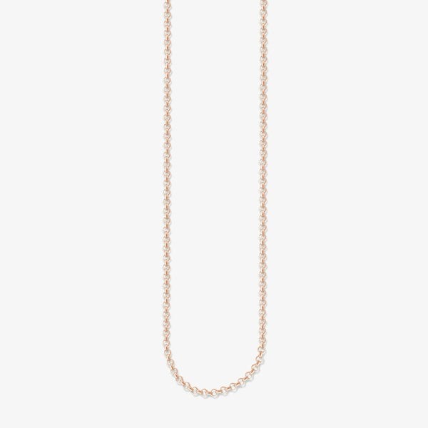 THOMAS SABO Rose Gold Plated Round Belcher Chain KE1219-415-12
