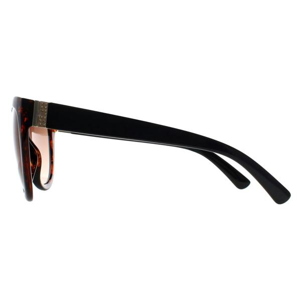 Seksy Sunglasses N2806 B Transparent Red Havana Brown Gradient