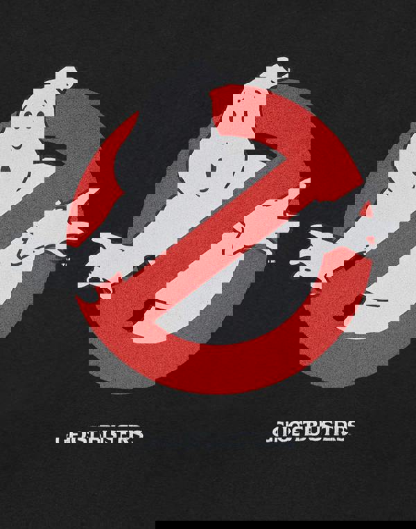 Ghostbusters Unisex Black Classic Logo Short Sleeved T-Shirt