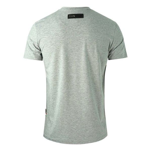 Plein Sport Brand Signature Logo T-Shirt - Grey