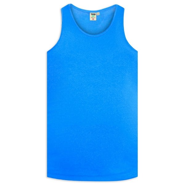 Duke Mens D555 Fabio Tank Top - Blue
