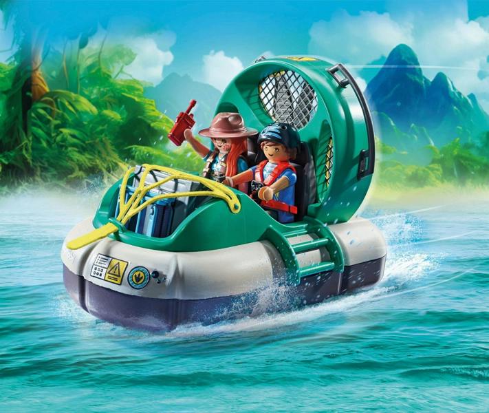 Playmobil Dinos Brachiosaurus with Hovercraft Playset