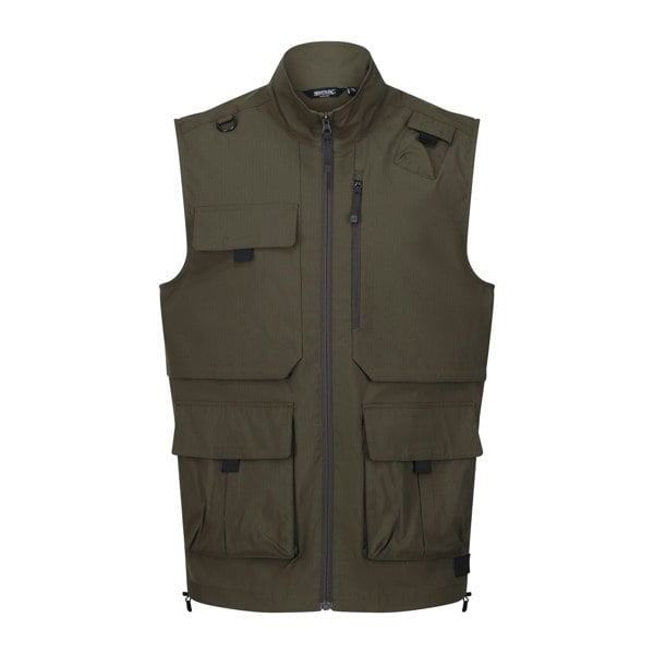 Regatta Mens Travel Light Packaway Gilet - Dark Khaki