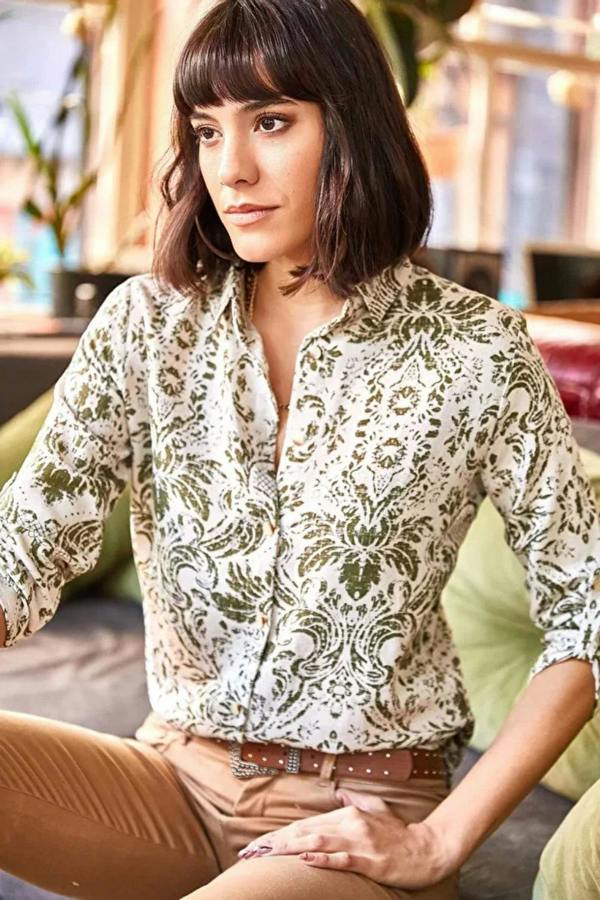 Hoxton Gal Printed Shirt