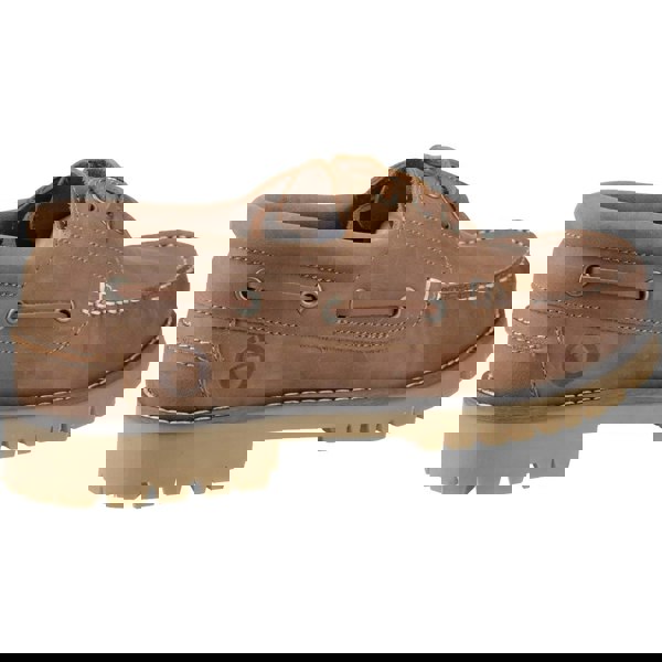 Cotswold Inglecote Leather Men's Camel Boat Shoes