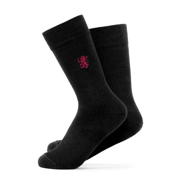 Aston Villa FC 3 Pack Dress Sock Set - Size 7 - 11, Socks, Sports, Gift