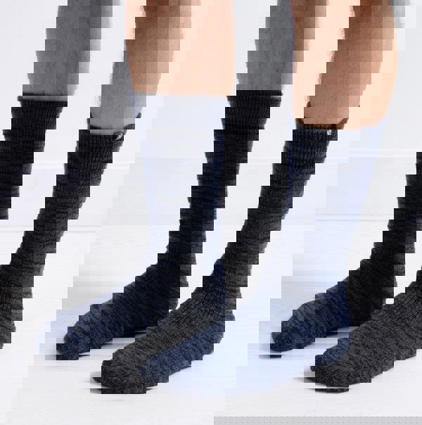 Totes Toasties Recycled Thermal ORIGINAL Slipper Socks Mens Socks Navy