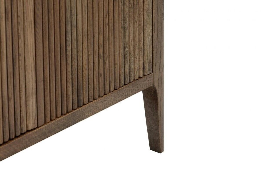 Wyld Haus Manaus Walnut Wood Grain Four Door Sideboard
